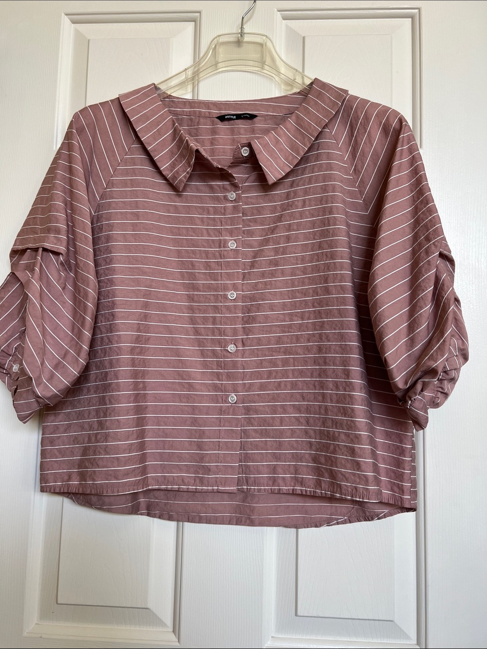 HStyle tops / blouse
 ( textured fabric ) Boxy fit